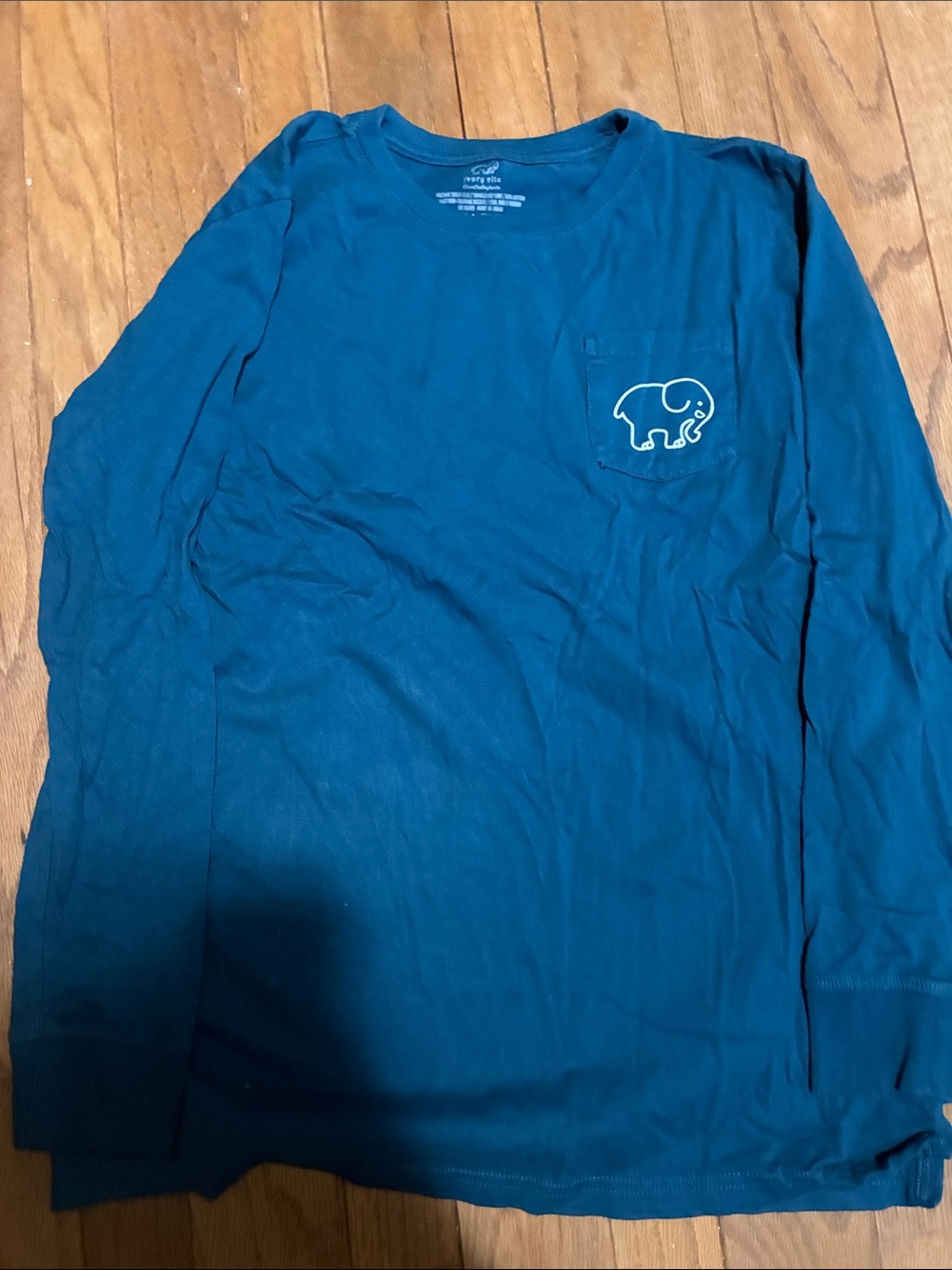 Ivory Ella Teal Long Sleeve Tee